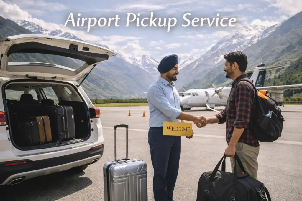 Airport Pickup to Shree Ganga Cottages | Comfortable Transfers